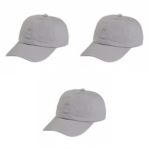 3 Pack Cotton Dad Hats Classic Low Profile Adjustable Caps - 1 of 4