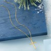 Ross-Simons Italian Cross Necklace in 14kt Yellow Gold - 3 of 4