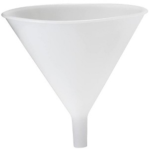 Hutzler Stackable Durable Food-Safe Plastic Funnels - Made In USA - 8 Sizes - 1 of 4