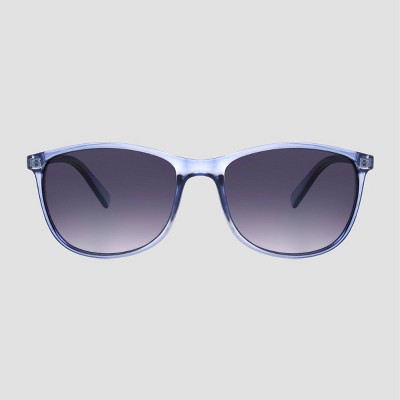 Women's Crystal Square Sunglasses - A New Day™ Blue