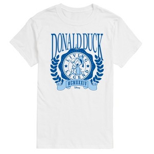 Men's - Disney - Donald Collegiate Short Sleeve Graphic T-Shirt - 1 of 3