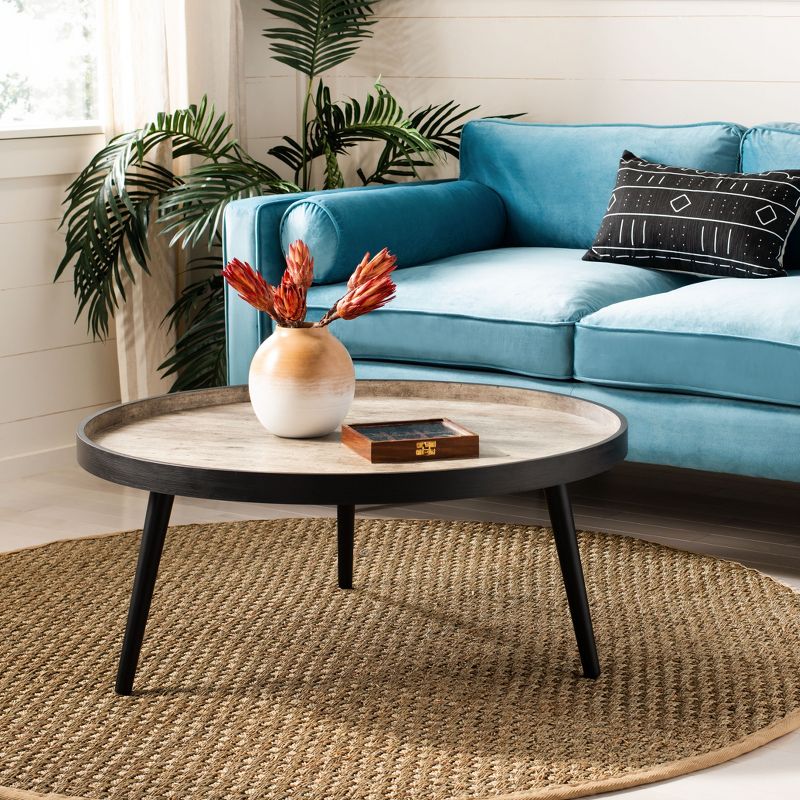 Fritz Round Tray Top Coffee Table  - Safavieh, 2 of 7