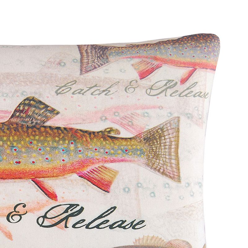 C&F Home 14" x 18" Catch & Release Fishing Throw Pillow, 3 of 5