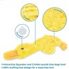 Link Active Crinkle Dog Toy for Small, Medium, and Large Breeds, Cute No Stuffing Duck with Soft Squeaker (2 Pack) - 4 of 4
