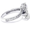 Pompeii3 1 1/2CT Forever Us 2-Stone Two Diamond Ring 14K White Gold - 2 of 4