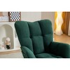Teddy Fabric Rocking Chair with Adjustable Footrest and Side Pocket - 4 of 4