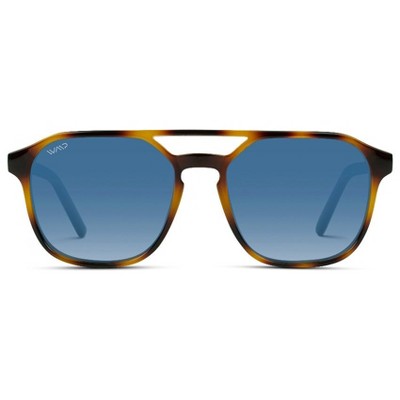 Wmp Eyewear Rectangle Double Bridge Polarized Sunglasses : Target