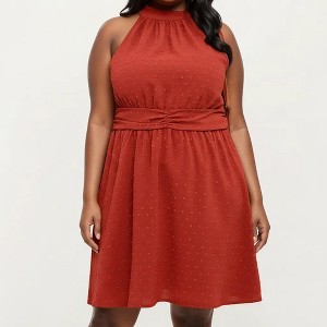 green emerald velvet dress Sample Sale | Long Bell Sleeve High Neck Flowy Wedding Dress main image 0