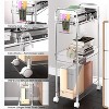 YIGII Storage Rolling Cart 3 Tier Acrylic Bathroom Cart Organizer - 3 of 4