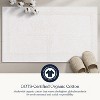 Delara Organic Cotton Reversible Bath Mat, GOTS Certified, Ultra-Thick & Super Absorbent Bath Rug - 3 of 4