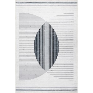 Nuloom Camila Pet Friendly Machine Washable Lunar Eclipse Area Rug - 1 of 4