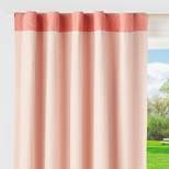 84" Tonal Blackout Window Panel Pink - Pillowfort™