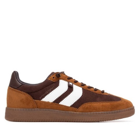 Женские кроссовки XTI Women's Suede Casual Sneakers 144170 Camel 9.5