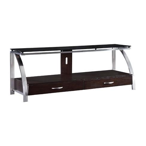 Tioga Metal TV Stand in Espresso - Lexicon - image 1 of 4