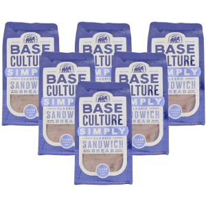 Base Culture Simply Classic Sandwich Bread - Case of 6/15 oz - 1 of 4