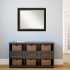 32" x 26" Trio Framed Wall Mirror Oil Rubbed Bronze - Amanti Art: Beveled, No Assembly Required - image 4 of 4