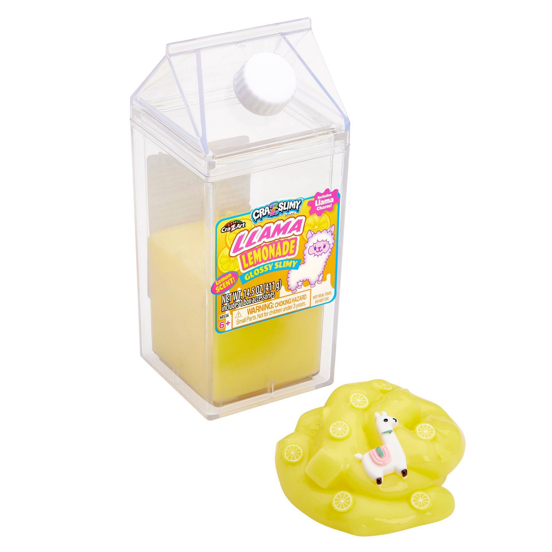Cra-Z-Slimy Milk Carton Character Lemonade Slimes and Putties - 3pc: Creativity Focus, 16 Net Weight, 3 Pieces