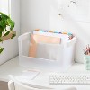 20.7qt Open Front Bin White - Brightroom™ - 2 of 4