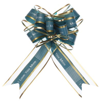 Unique Bargains Large Organza Pull Bow Gift Wrapping Ribbon for Wedding 20 Pcs