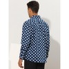 Lars Amadeus Men's Button Down Long Sleeve Casual Business Polka Dots Shirt - 3 of 4