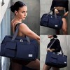 Luupatchy Carry On Weekender Backpack With Shoe Compartment, For Travel, Gym，Fishing, Travel Duffle Bag For Women, Men - 2 of 4