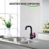WOWOW Compact Single Handle Bar Kitchen Faucet with Deckplate - 4 of 4
