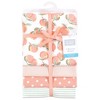 Hudson Baby Infant Girl Cotton Poly Flannel Receiving Blankets, Sweet Peach, One Size - 2 of 4