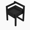 Sapphtopaz Modern End Table Set of 2 with Storage Square Minimalist Nightstand with Abstract Design Side Table for Living Room, Bedroom - 3 of 4