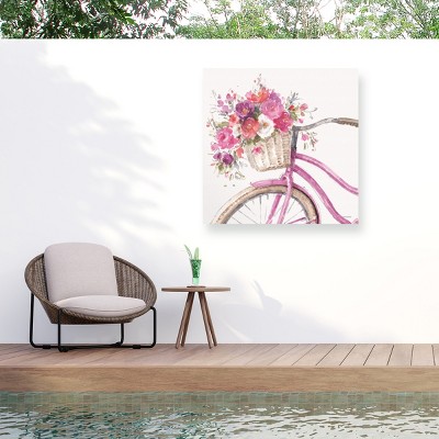 Lisa Audit Obviously Pink 14 Outdoor Canvas Art
