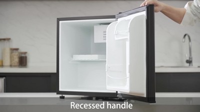 Kenmore 1.7 cu-ft Refrigerator - Black: Compact Dorm Fridge, Energy Star, Reversible Door, Adjustable Thermostat, 2 of 8, play video