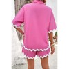 I am a Fashion Junky Wave Interlaced Linen Loose Fit Shorts Sets - 3 of 3
