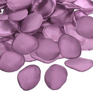 Unique Bargains Wedding Decor Romantic Night Aisle Silk Artificial Rose Petals 100 Pcs - 1 of 4