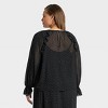 Women's Long Sleeve Ruffle Blouse - A New Day™ - 2 of 3