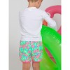RuggedButts Boys UPF50+ Sun Protected Dolphin Hem Swim Trunks - 4 of 4