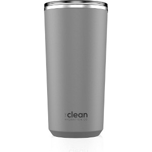 The Clean Hydration Co Insulated Tumbler with Ceramic Interior and Lid, Double Wall Design for Hot and Cold Drinks, Blue - 1 of 4