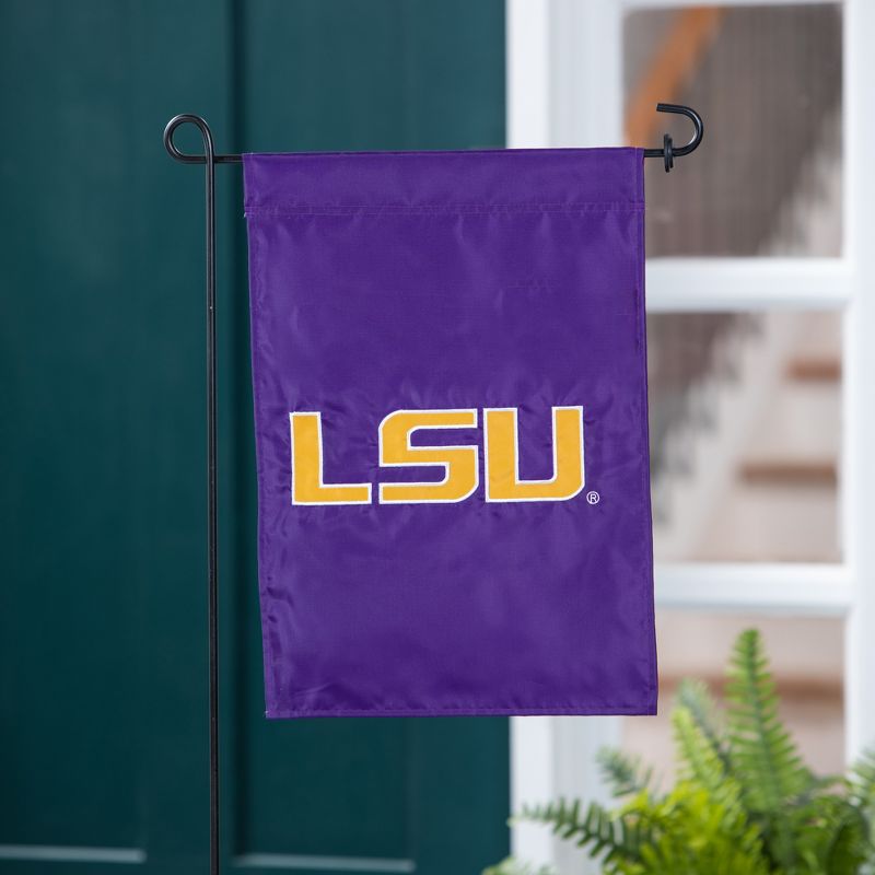 Evergreen NCAA Louisiana State University Garden Applique Flag 12.5 x 18 Inches Indoor Outdoor Decor, 1 of 2