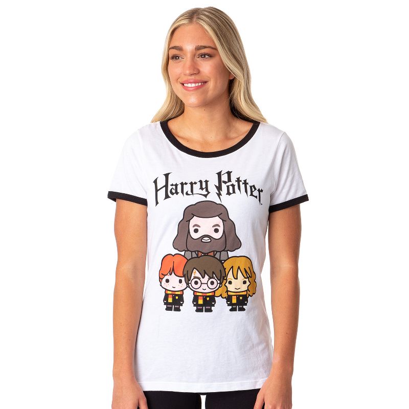 Harry Potter Juniors Chibi Style Harry Potter Character T-Shirt, 3 of 4
