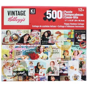 CroJack Capital Inc. Kellogg's Vintage Happy Hostess Collage 500 Piece Jigsaw Puzzle - 1 of 1