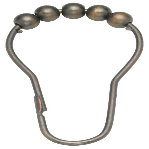 Carnation Home "Ball" Shower Curtain Hooks in Oil Rubbed Bronze 