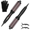 iMounTEK "3-in-1 Thermal Brush Hair Curler, Straightener & Curler with 10 Heat Levels, Fast Heating for All Hair Types"Black - 3 of 4