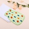 Unique Bargains Double Side Drawstring Shower Gloves 9.25"×5.79" 1 Pc - 2 of 3