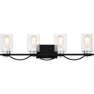 Quoizel Lighting Salem 4 - Light Vanity in  Matte Black
