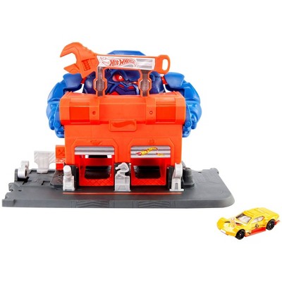 hot wheels city gator garage attack playset