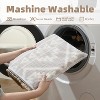 Attop Waffle Bath Mat 24"x36"-Super Absorbent Bath Mats for Bathroom, Machine Washable Non Slip Bathroom Rug with Tassels - 3 of 4