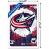 Trends International NHL Columbus Blue Jackets - Maximalist Logo 23 Framed Wall Poster Prints - 3 of 4