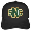 Official St. Norbert College Primary Logo Foam Snapback Trucker Hat - for Men and Women Black One Size - 2 of 4