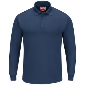 Red Kap Men's Long Sleeve Performance Knit Polo - 1 of 1