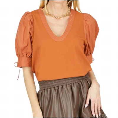Women's Fiona Flutter Sleeve Yoke Top - Joy Joy