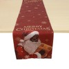 Unique Bargains Christmas Table Runner Polyester Red White 71x14 Inch 1 Pcs - 4 of 4