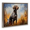 Stupell Industries Brown Bird Hunting Dog Floating Frame Canvas Art - 2 of 4
